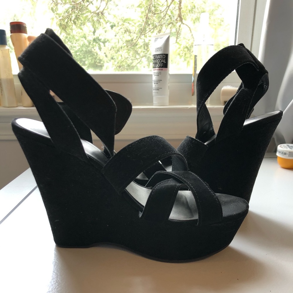 Guess Strappy Wedges